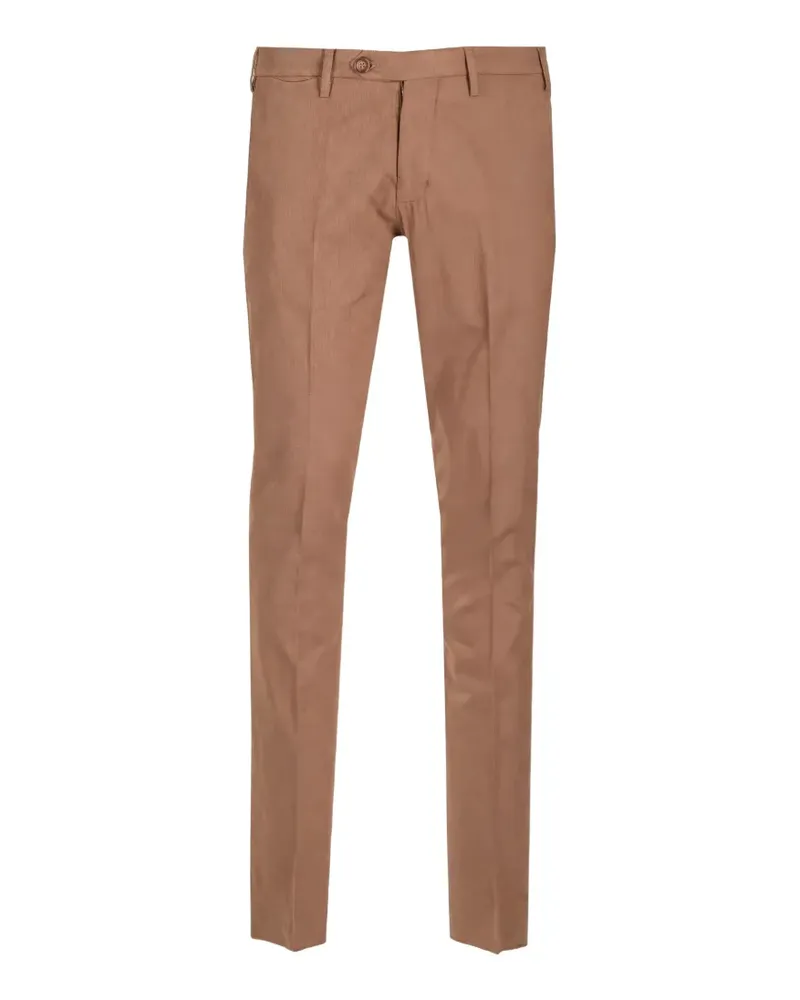 Al Duca D’Aosta 1902 slim-fit low-rise trousers - Braun Braun