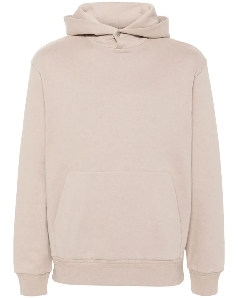 Ermenegildo Zegna Hoodie mit tiefen Schultern Nude