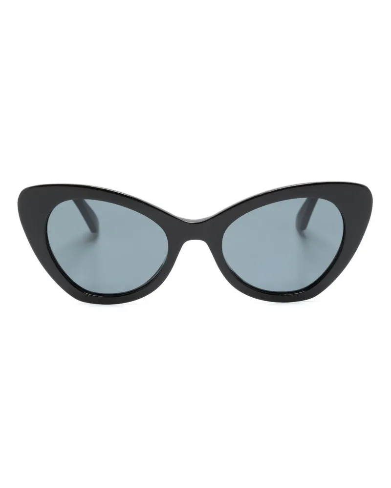 Moschino Cat-Eye-Sonnenbrille mit Logo Schwarz