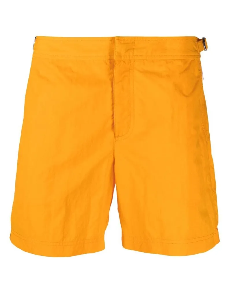 Orlebar Brown Badeshorts mit verdecktem Verschluss - Gelb Gelb