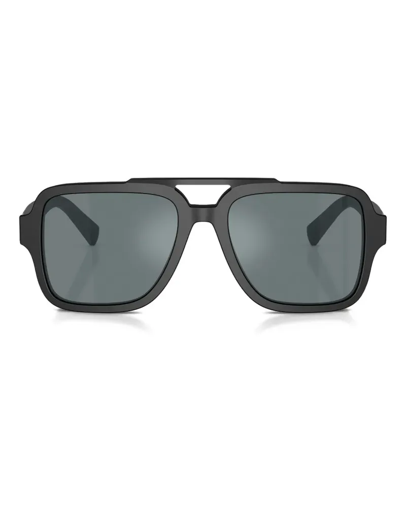 Dolce & Gabbana double-bridge square-frame sunglasses - Schwarz Schwarz