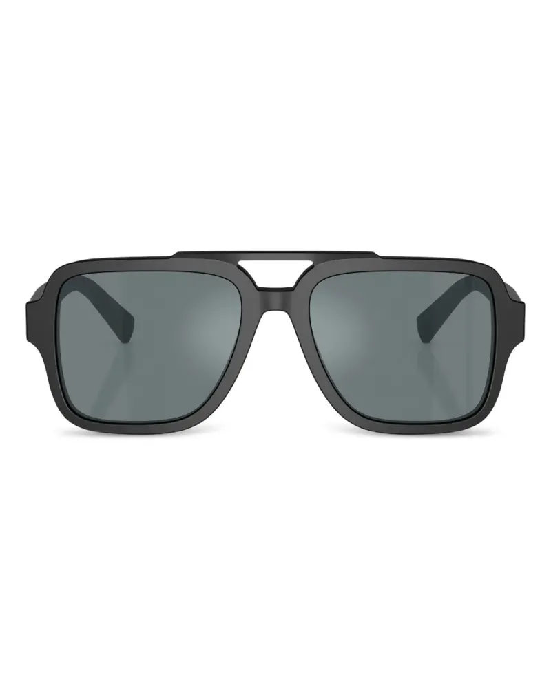 Dolce & Gabbana double-bridge square-frame sunglasses - Schwarz Schwarz