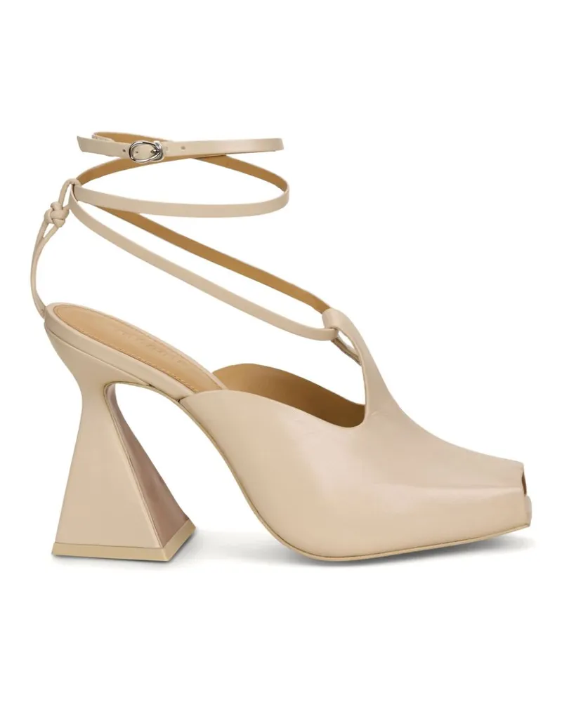 Cult Gaia Lorena Mules 102mm - Nude Nude