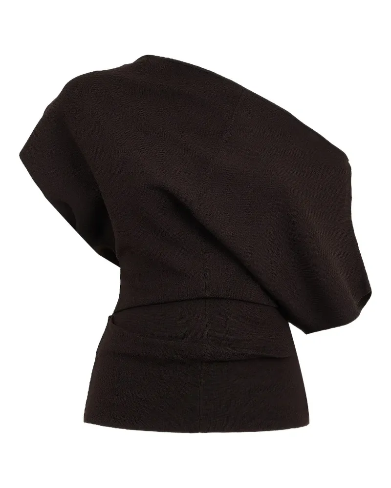 Clea Aveline one-shoulder top - Braun Braun