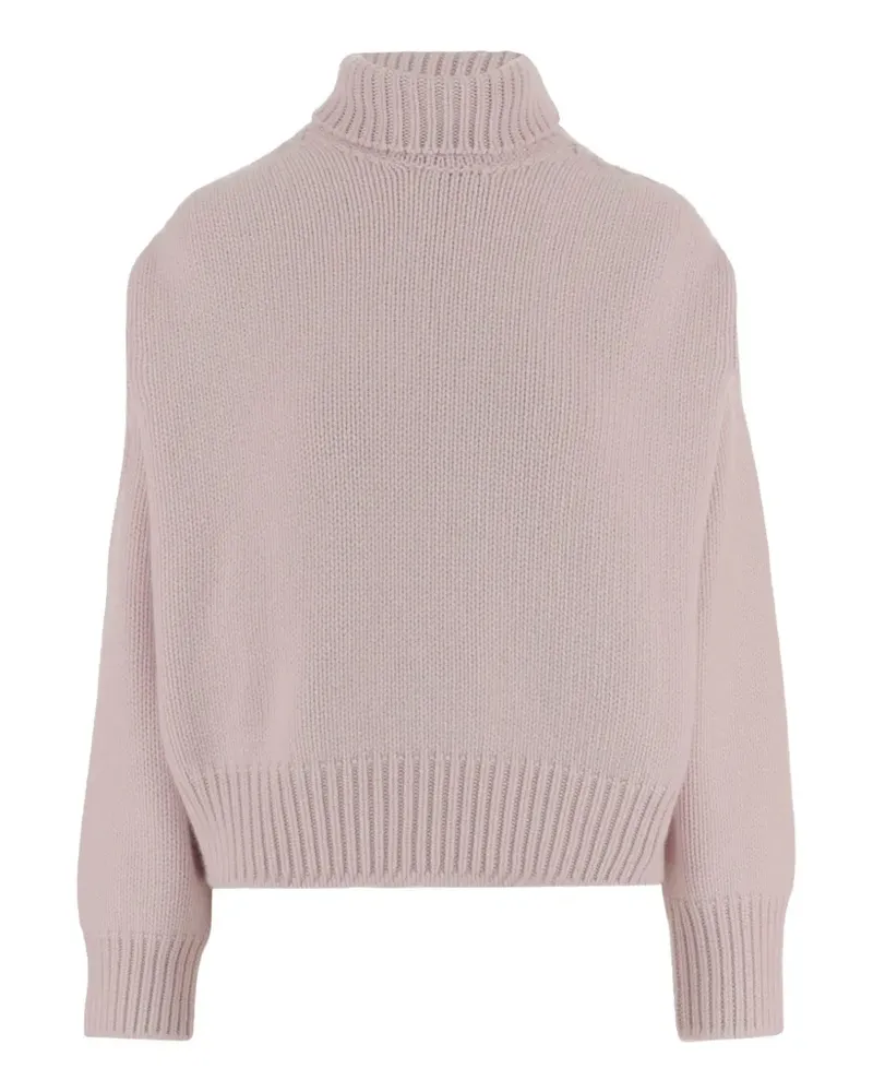 Sa Su Phi Langärmeliger Rollkragenpullover - Rosa Rosa