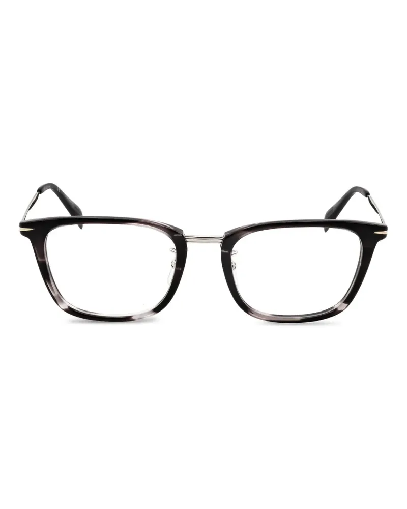 EYEWEAR by DAVID BECKHAM Brille mit eckigem Gestell - Schwarz Schwarz