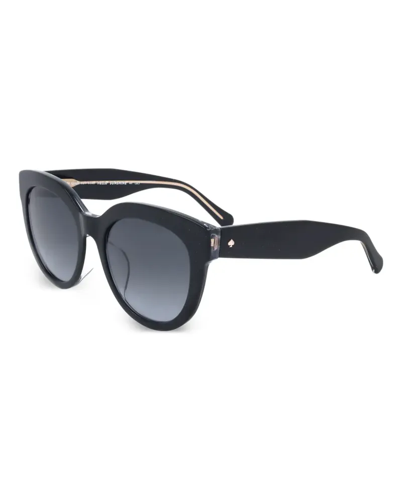 Kate Spade Cat-Eye-Sonnenbrille - Schwarz Schwarz