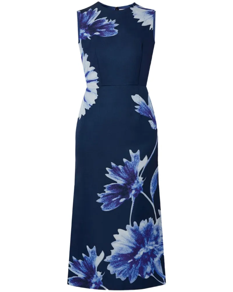Erdem Ärmelloses Midikleid - Blau Blau