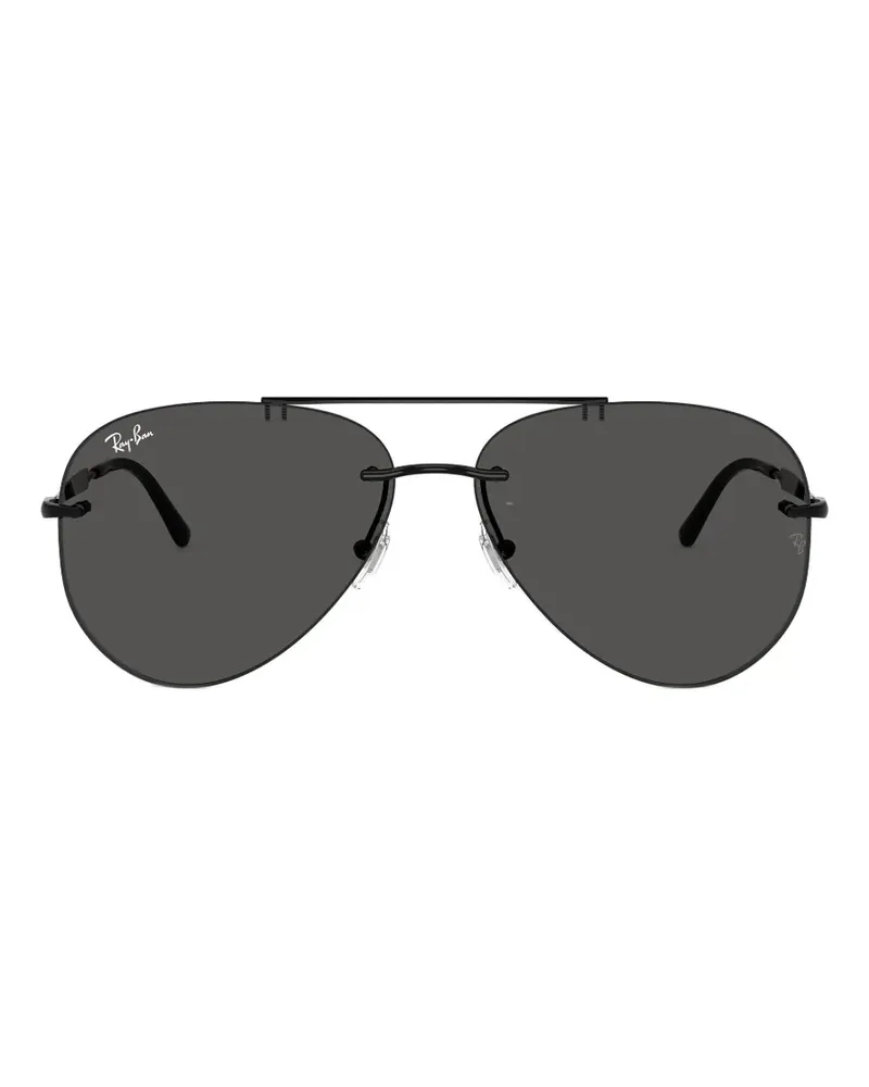 Ray Ban Getönte Pilotenbrille - Schwarz Schwarz
