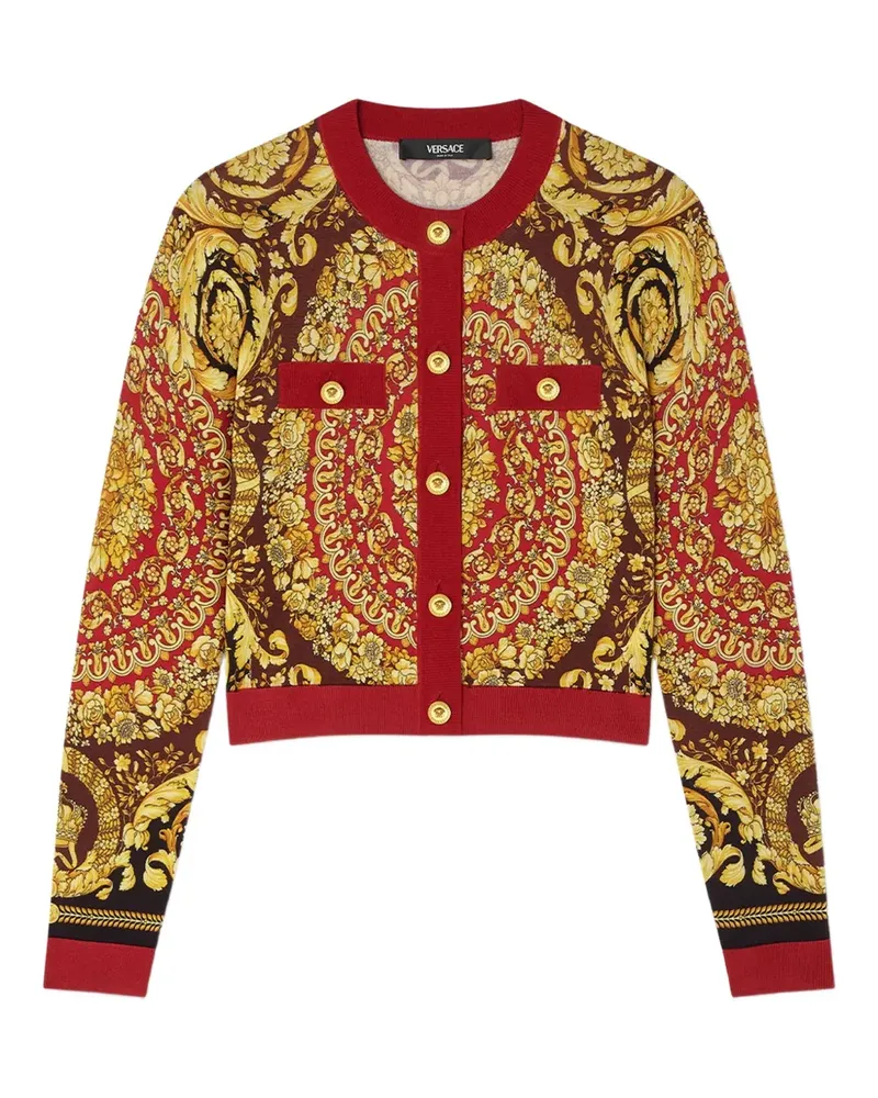Versace Barocco Cardigan - Rot Rot