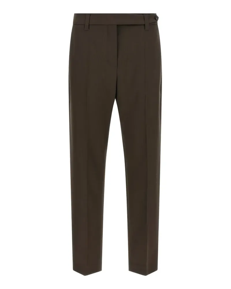 Brunello Cucinelli Monile tapered-leg trousers - Braun Braun