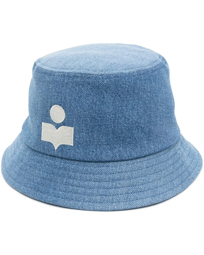 Isabel Marant Haley Fischerhut mit Logo-Stickerei - Blau Blau