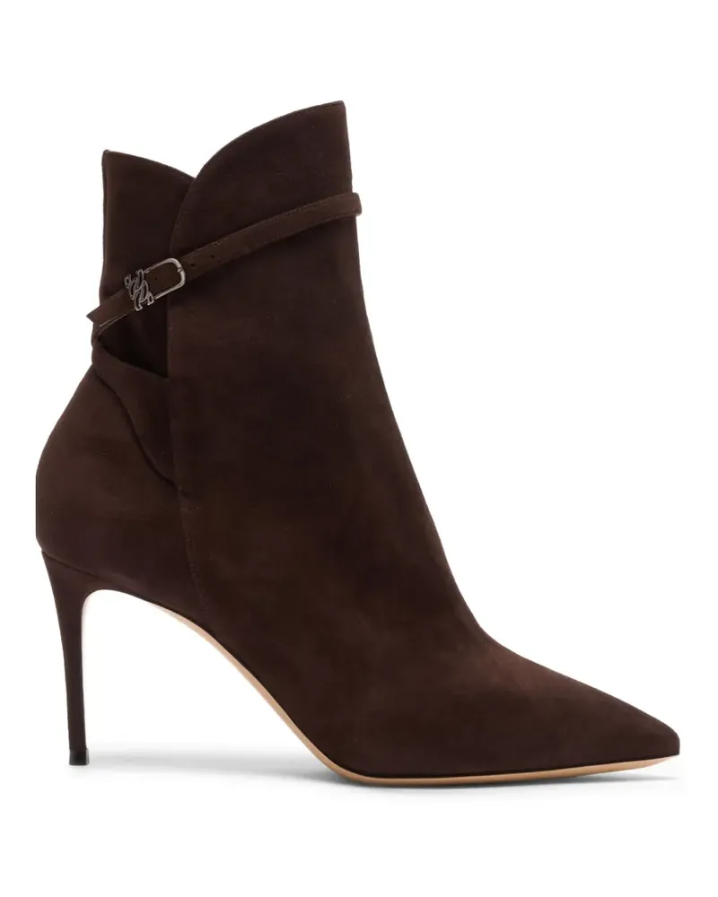 Casadei Julia Stiefeletten mit C-Kette - Braun Braun