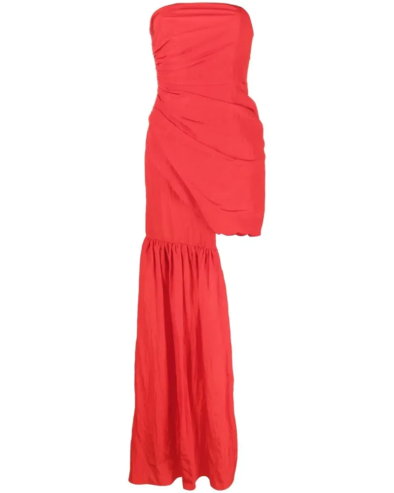 David Koma Schulterfreies Mini Kleid - Rot Rot