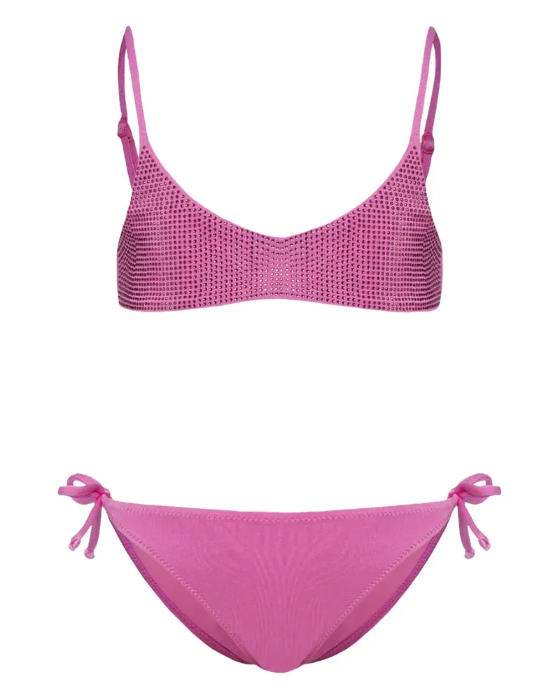 MC2 Saint Barth Bikini mit Strass - Rosa Rosa