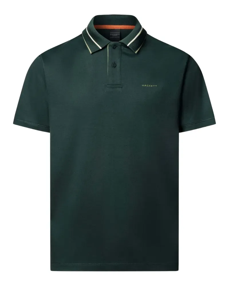 Hackett Poloshirt mit Kontrastdetails - Grün Grün