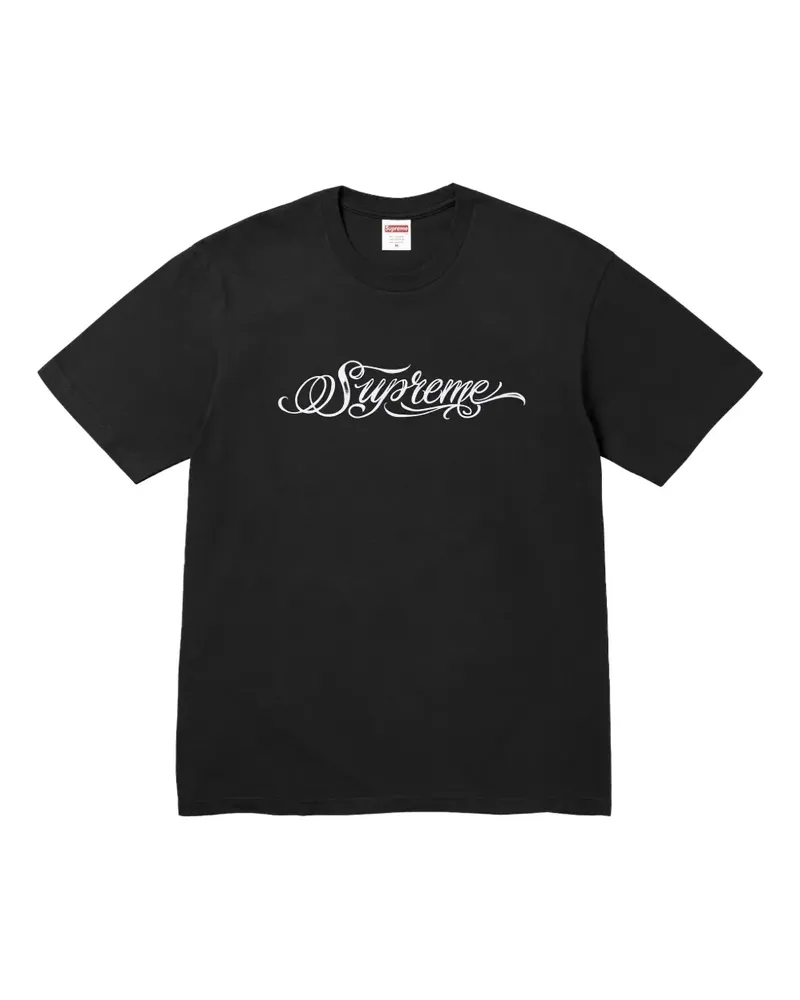 Supreme Being Script T-Shirt - Schwarz Schwarz