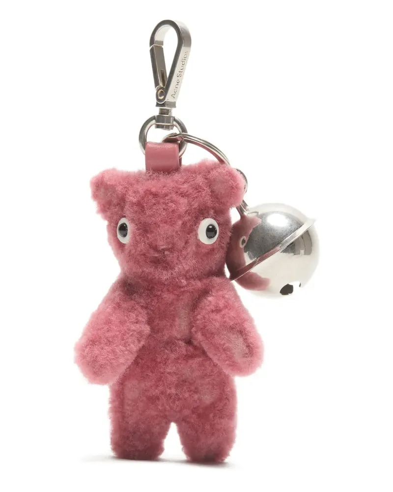 Acne Studios Schlüsselanhänger mit Teddy - Rosa Rosa