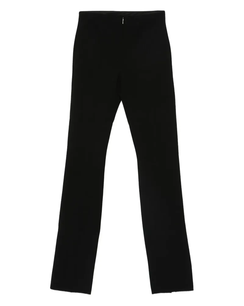 SPORTMAX Gestrickte Hose mit geradem Bein - Schwarz Schwarz