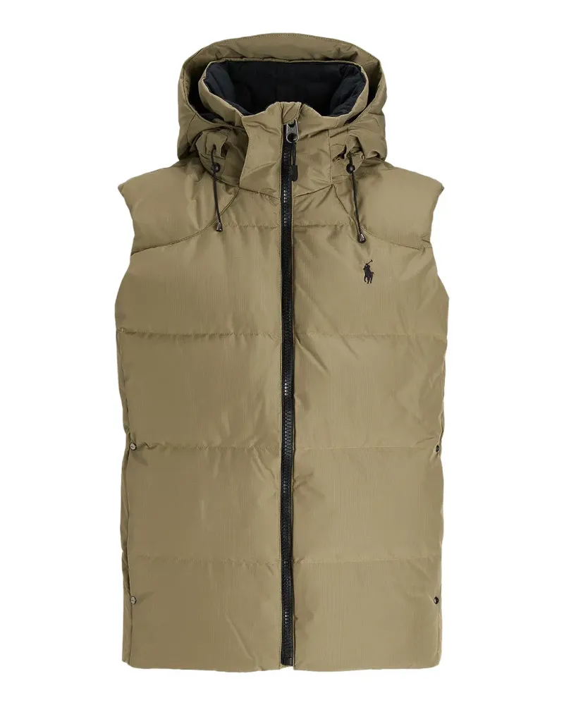 Ralph Lauren hooded quilted gilet - Braun Braun