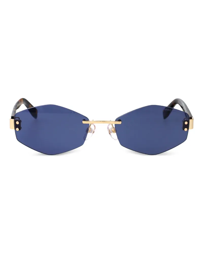 Marc Jacobs Rahmenlose Air Sonnenbrille mit geometrischem Gestell - Gold Gold