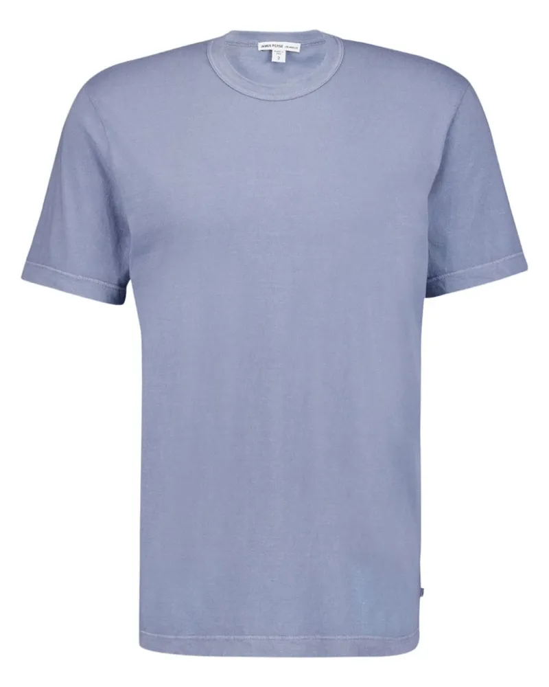 James Perse T-Shirt mit Rundhalsausschnitt - Blau Blau