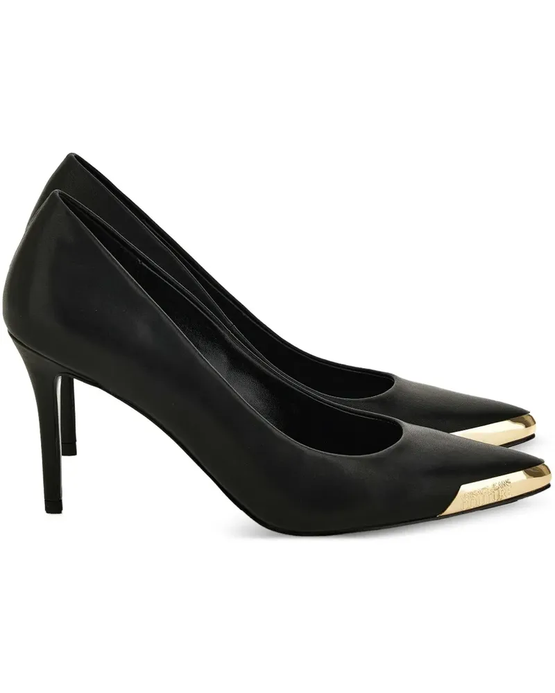 Versace Jeans Metallic-Pumps - Schwarz Schwarz