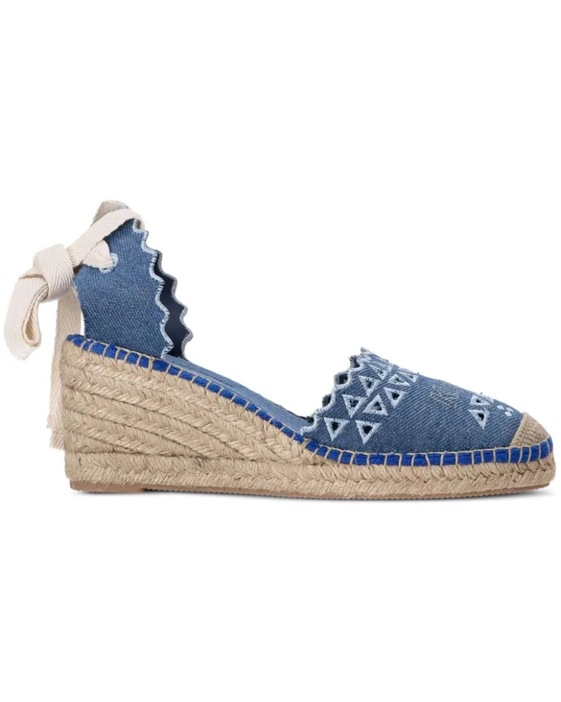 Karl Lagerfeld Kamini Denim-Espadrilles - Blau Blau