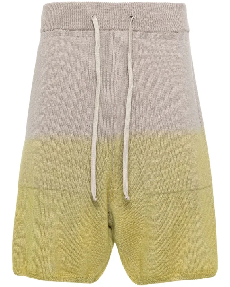 Moncler Kaschmirshorts mit Ombré-Design - Grau Grau