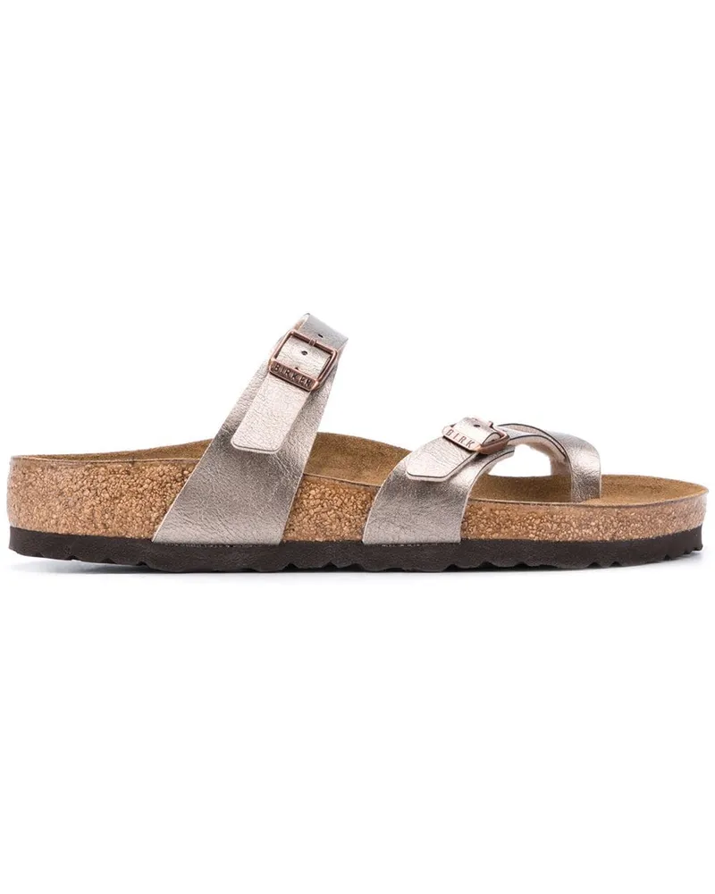 Birkenstock Mayari Birko-Flor' Sandalen - Gold Gold