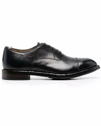 Officine Creative Italia Temple Oxford-Schuhe Schwarz