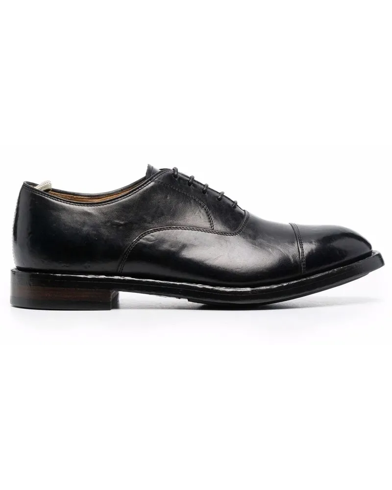 Officine Creative Italia Temple Oxford-Schuhe Schwarz