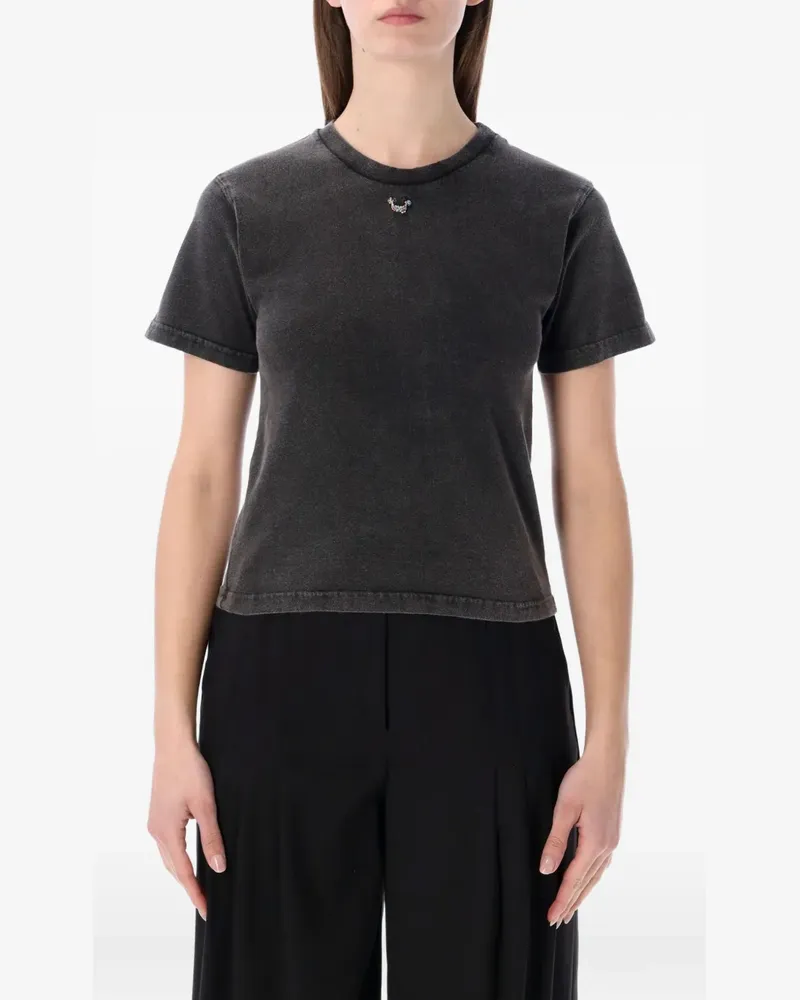OTTOLINGER T-Shirt mit Piercing - Schwarz Schwarz