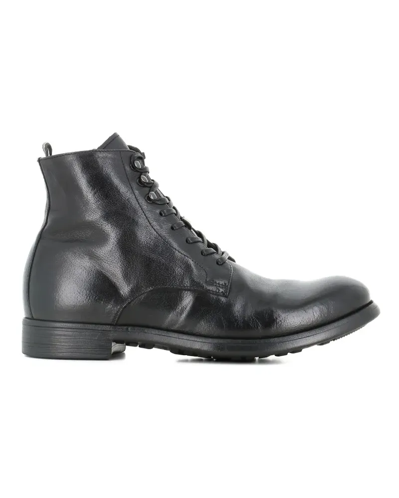 Officine Creative Italia Chelsea-Boots mit Spitze - Schwarz Schwarz