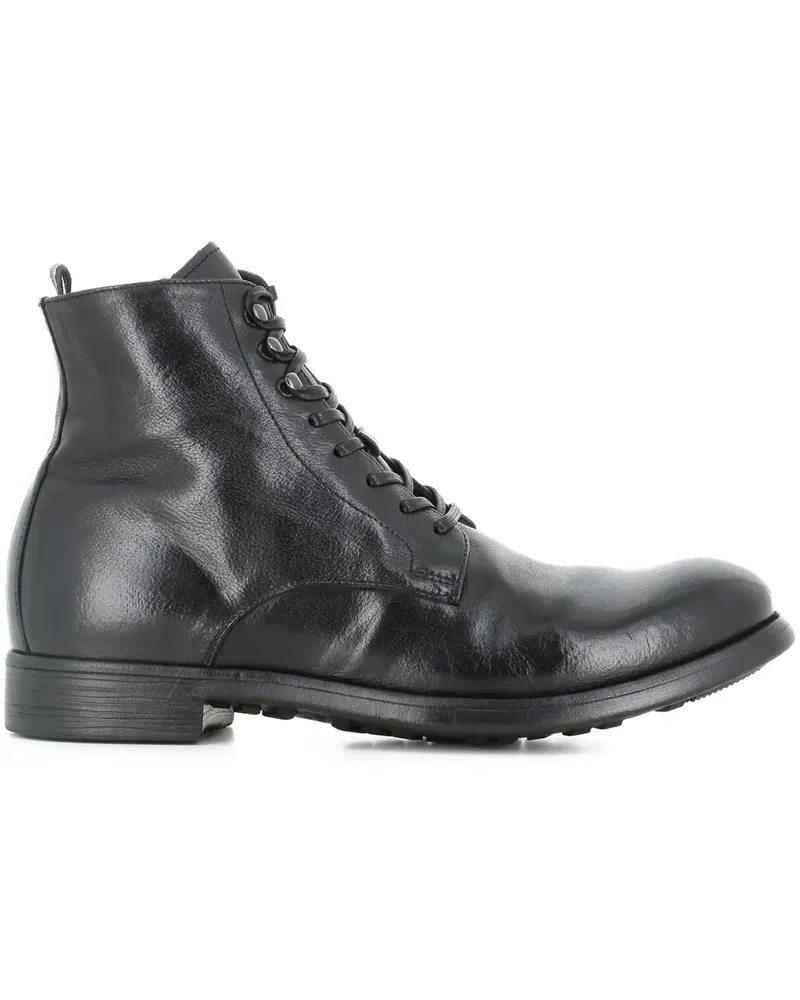 Officine Creative Italia Chelsea-Boots mit Spitze - Schwarz Schwarz