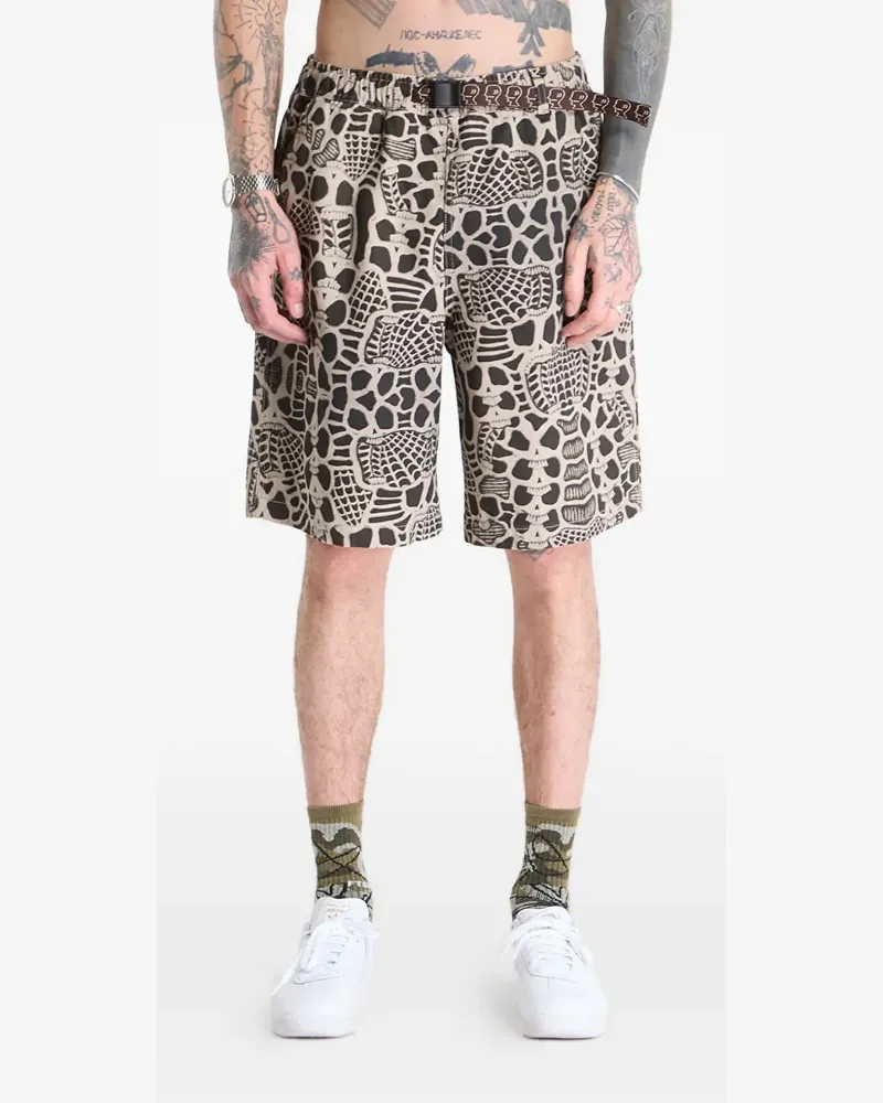 Brain Dead all-over print shorts - Nude Nude