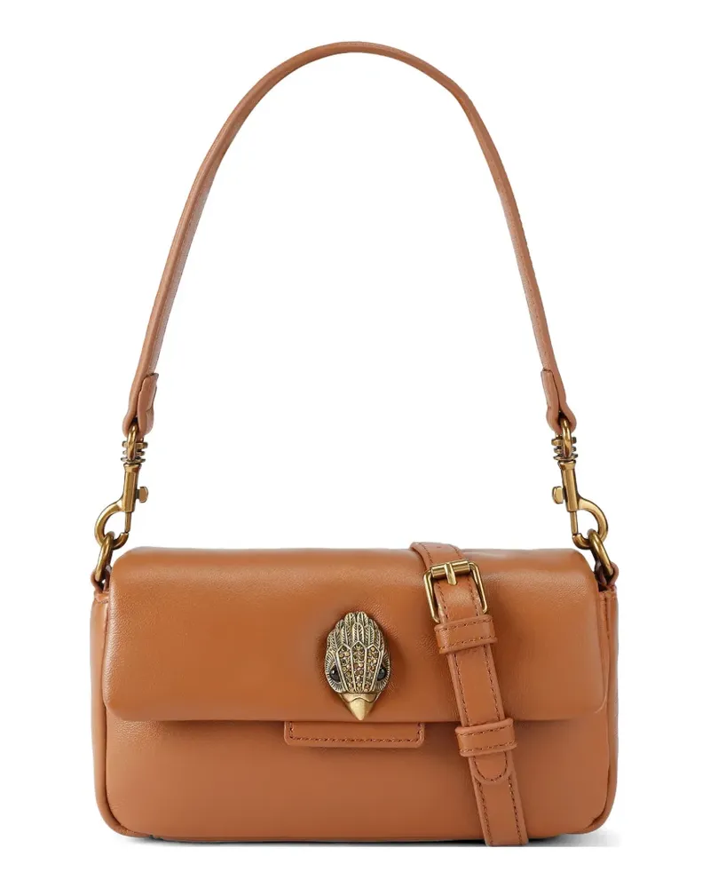 Kurt Geiger Mini Oxford Clutch mit Adlerkopf - Braun Braun
