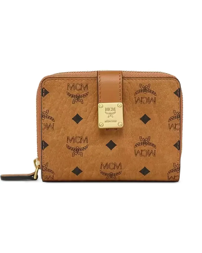 MCM Portemonnaie mit Visetos-Print - Braun Braun