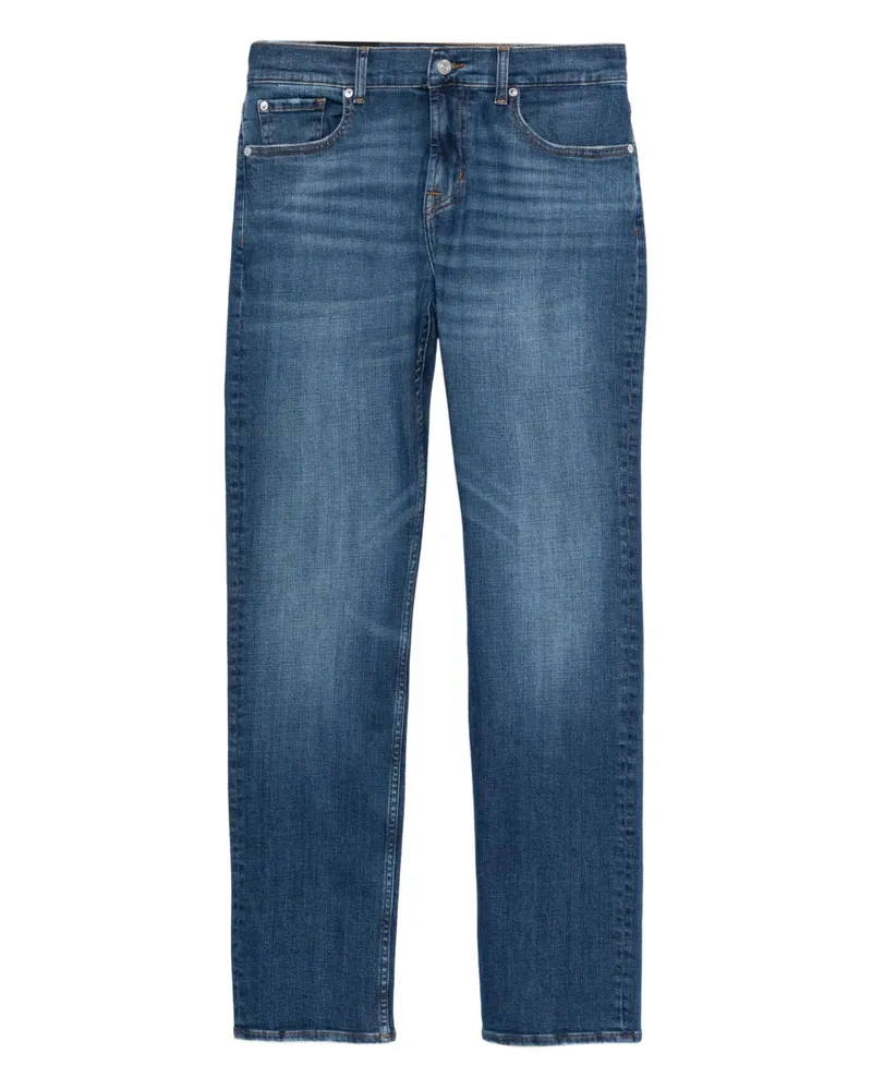 7 for all mankind Jeans mit Tragefalten - Blau Blau