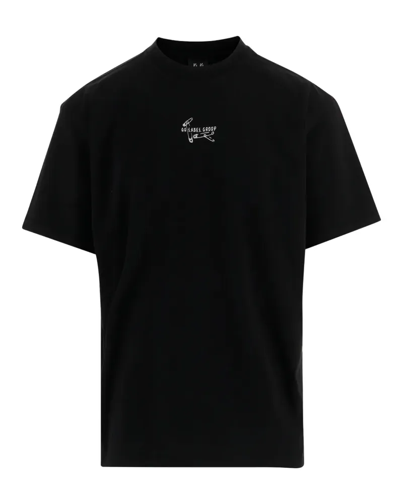 44 LABEL GROUP graphic-print T-shirt - Schwarz Schwarz