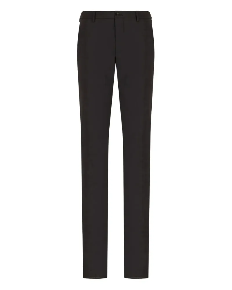 Giorgio Armani Klassische Hose - Schwarz Schwarz