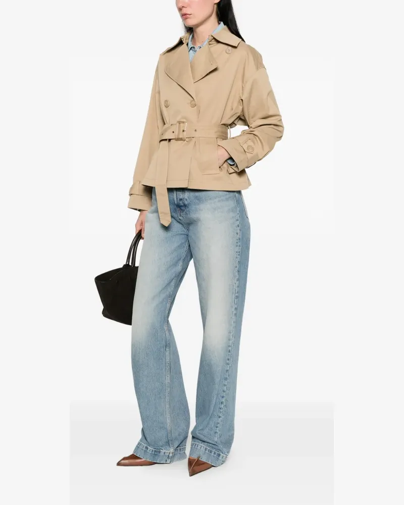 Pennyblack Pbbtalco belted double-breasted jacket - Nude Nude