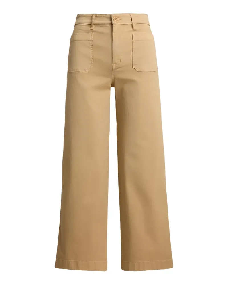 Ralph Lauren stretch-chino wide-leg trousers - Nude Nude
