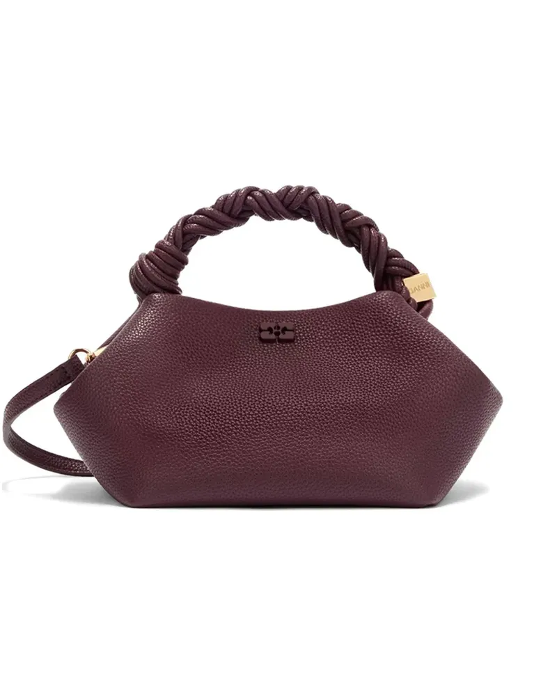 Ganni Bou braided shoulder bag - Violett Violett