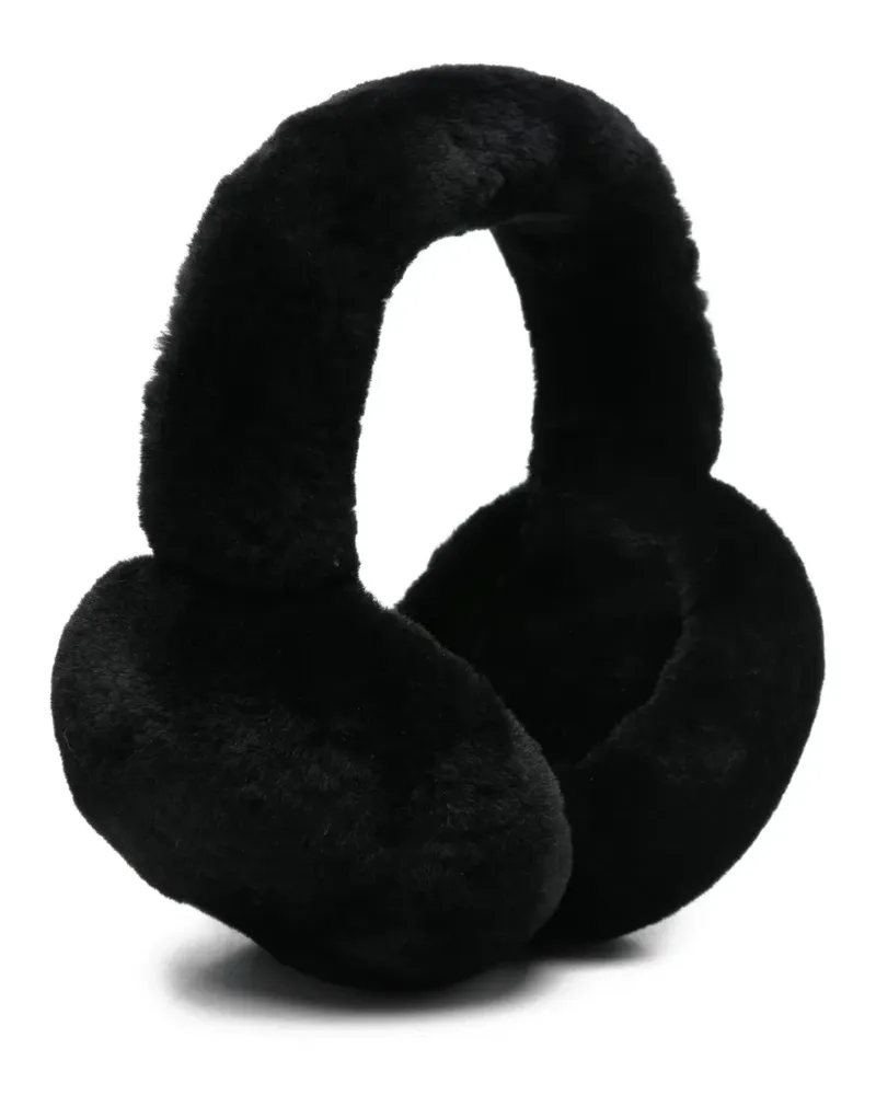 Liska Flauschige Ohrenschützer - Schwarz Schwarz