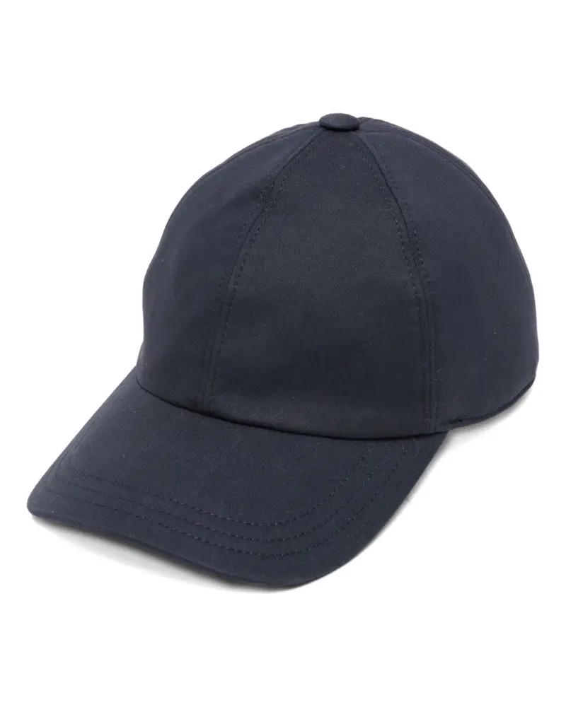 The Row Caspian panelled baseball cap - Blau Blau