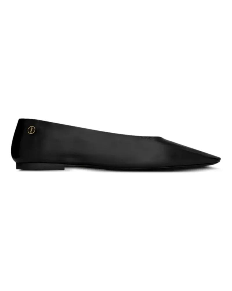 Saint Laurent Ballerinas mit mandelförmiger Kappe - Schwarz Schwarz
