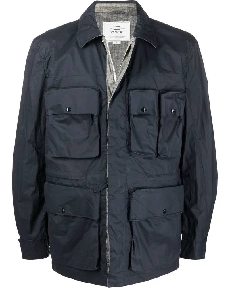 Woolrich Silverbow Jacke im Utility-Look - Blau Blau