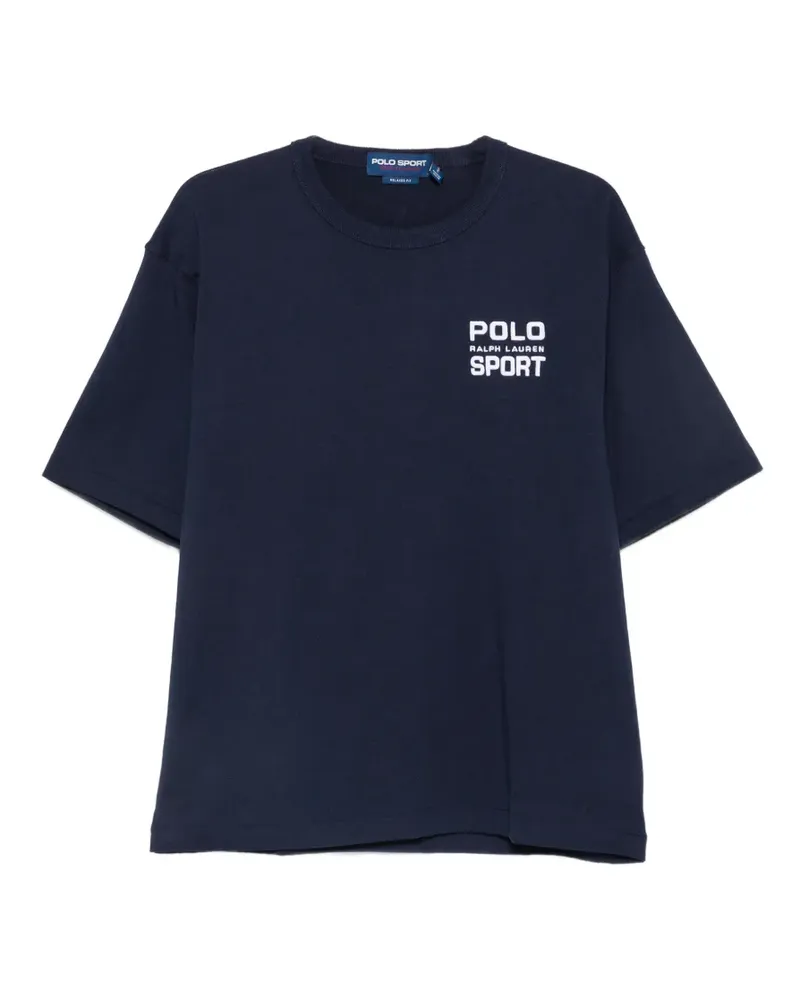 Ralph Lauren T-Shirt mit Logo-Stickerei - Blau Blau