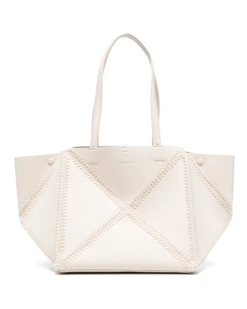 Nanushka The Origami Handtasche - Nude Nude